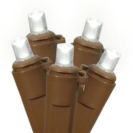 Vickerman 12 in. Brown Wire Coaxial Power Cord - 6 per Bag X6B6612